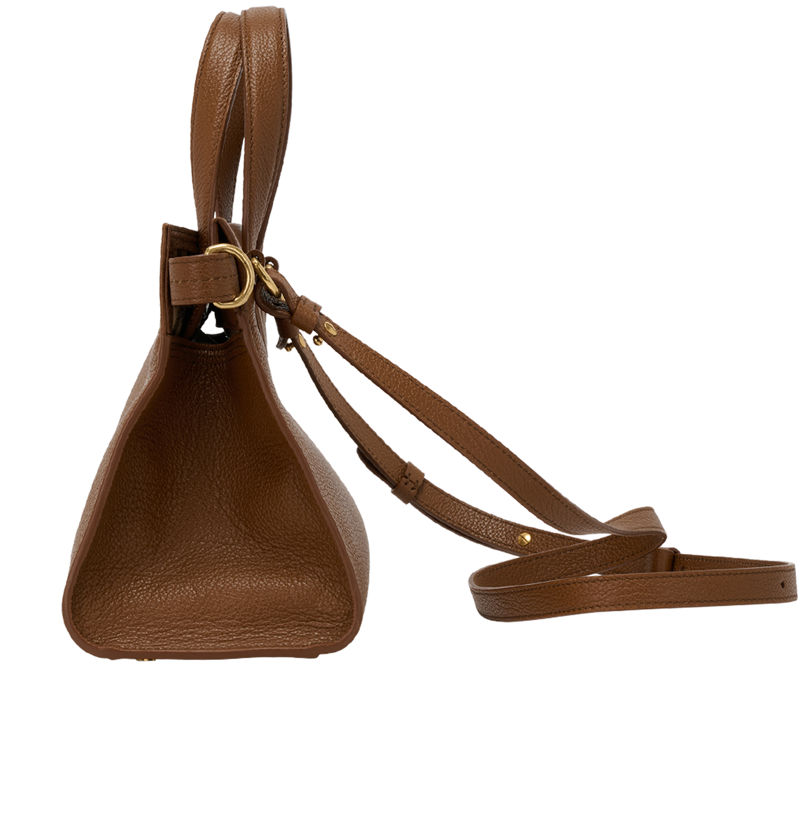 Mini Cotswolds Tote, &pound;495, Handbags, Tan, Leather, Bottom view